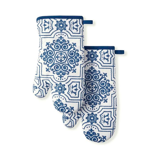 Martha Stewart Printed Oven Mitt 7" x 13" 2 Pk