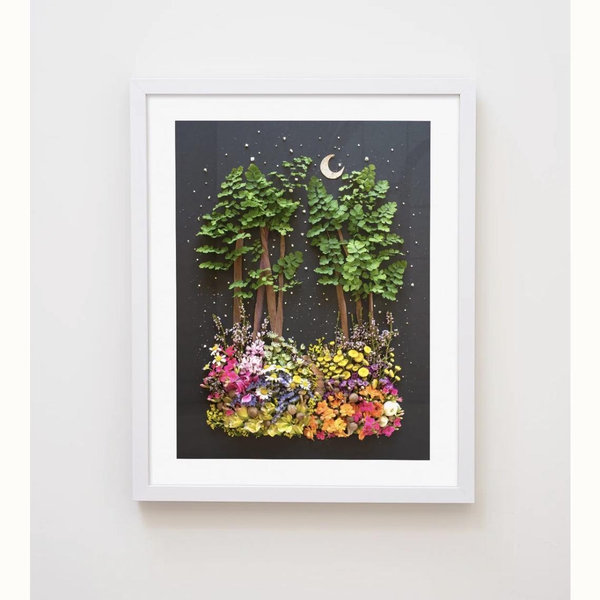 "Forest Bathing" Floral Art Piece by SisterGolden
