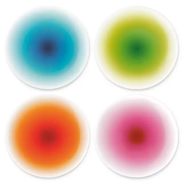 French Bull® Ombre Multicolor Appetizer Plate (Set of 4)