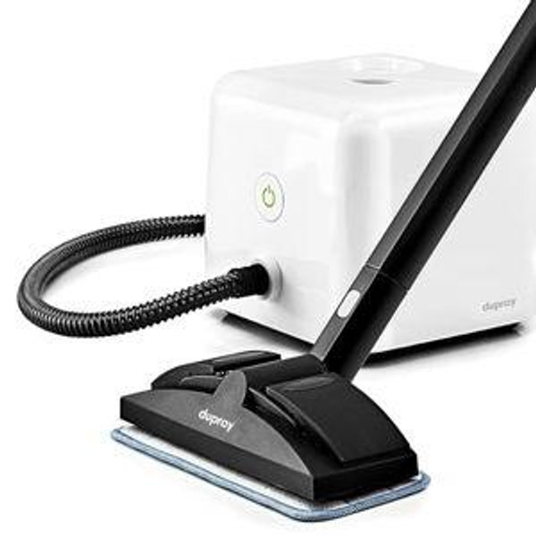 Dupray Neat Steam Cleaner with 22-Piece Accessory Kit – Versatile, Portable Steamer for Floors, Upholstery, Tiles, and More (including 5 Large Bonnets)