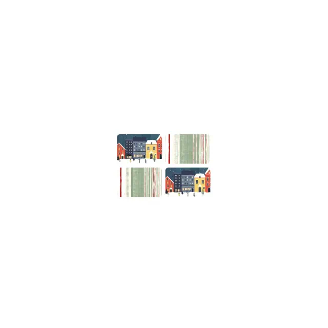 Briarwood Lane Winter Double Sided Placemat 17x11.25 Wintertime For Winter Placemat