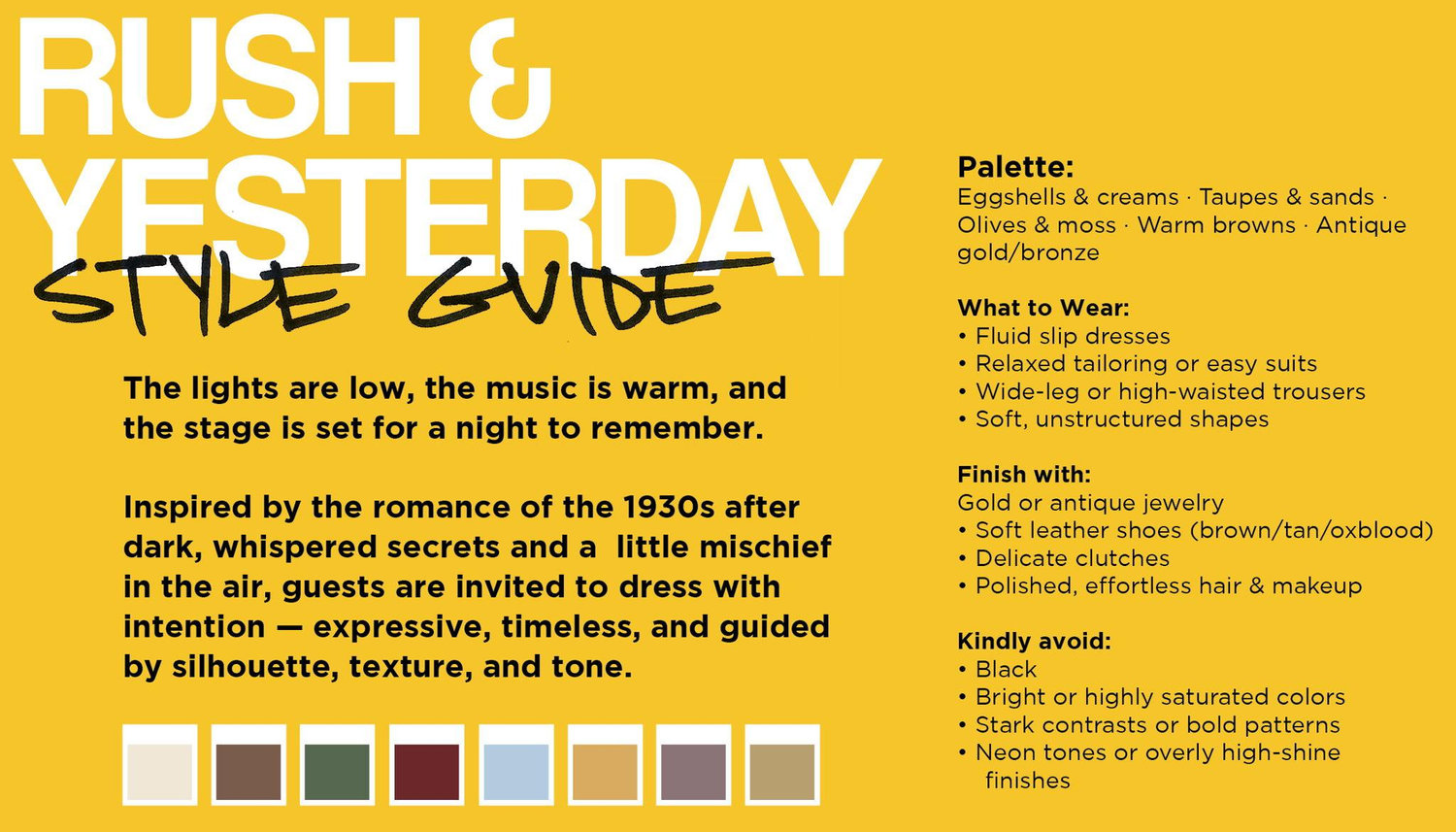 The Wedding Website of Michael Rush and Yesterday Haven