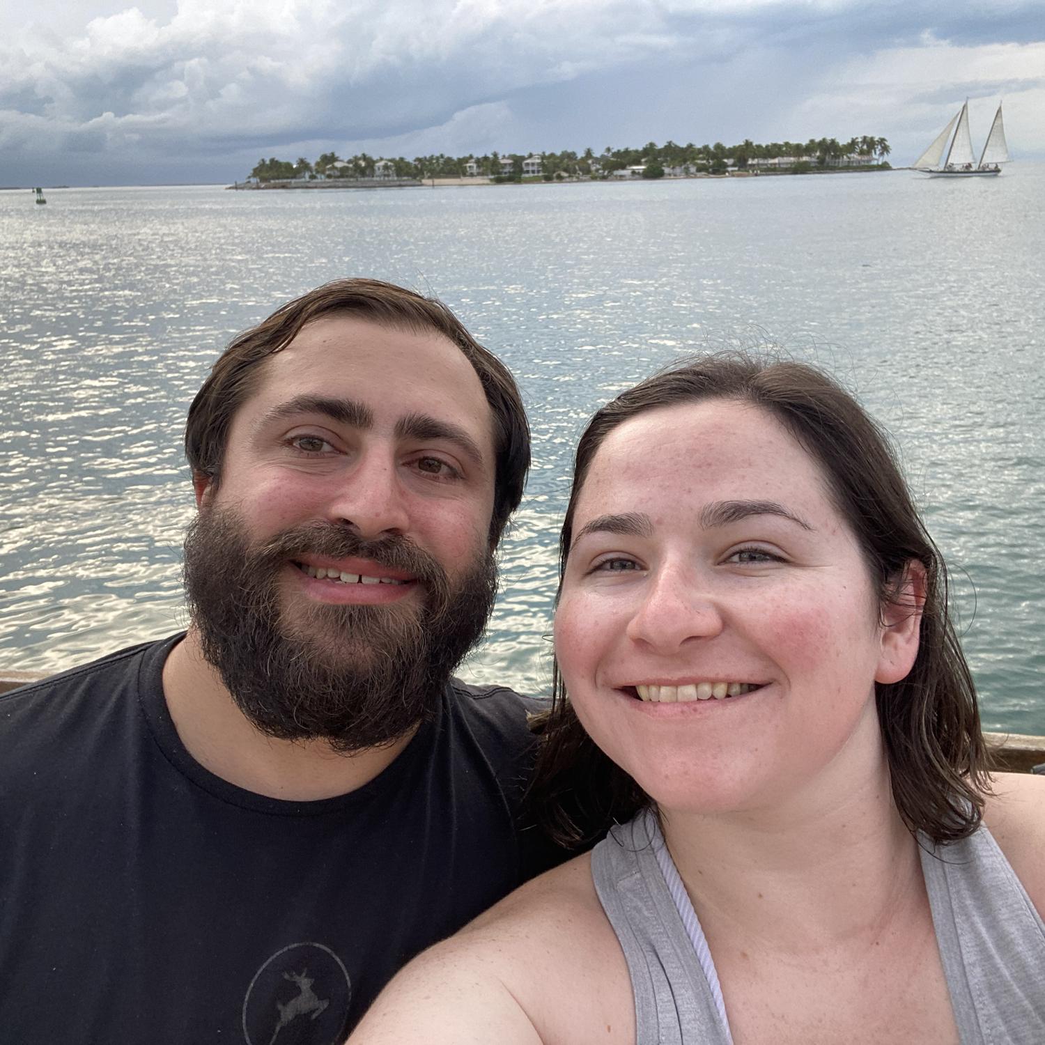 Key west sunset pier