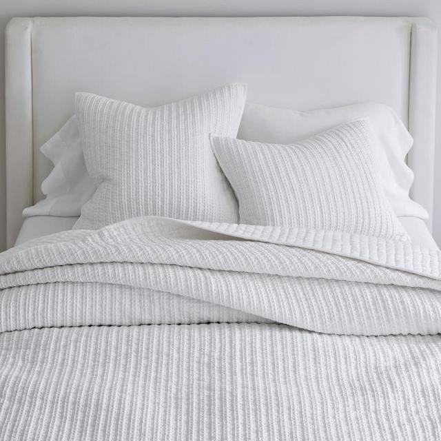 White Honeycomb Quilt, King/Cal. King