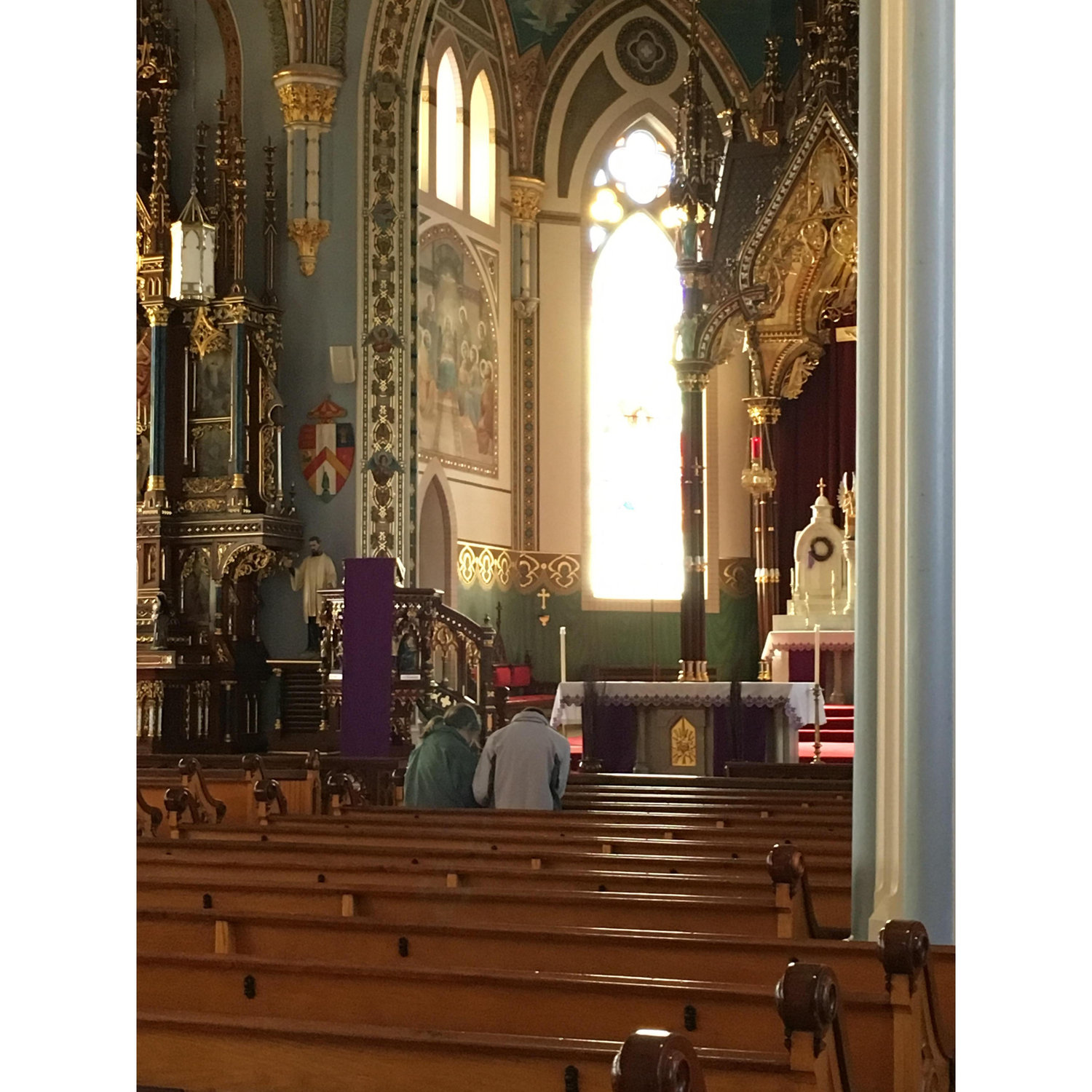 The Basilica of St. Francis Xavier, March 2018, where Katie and Gavin will get married in July 2020.
