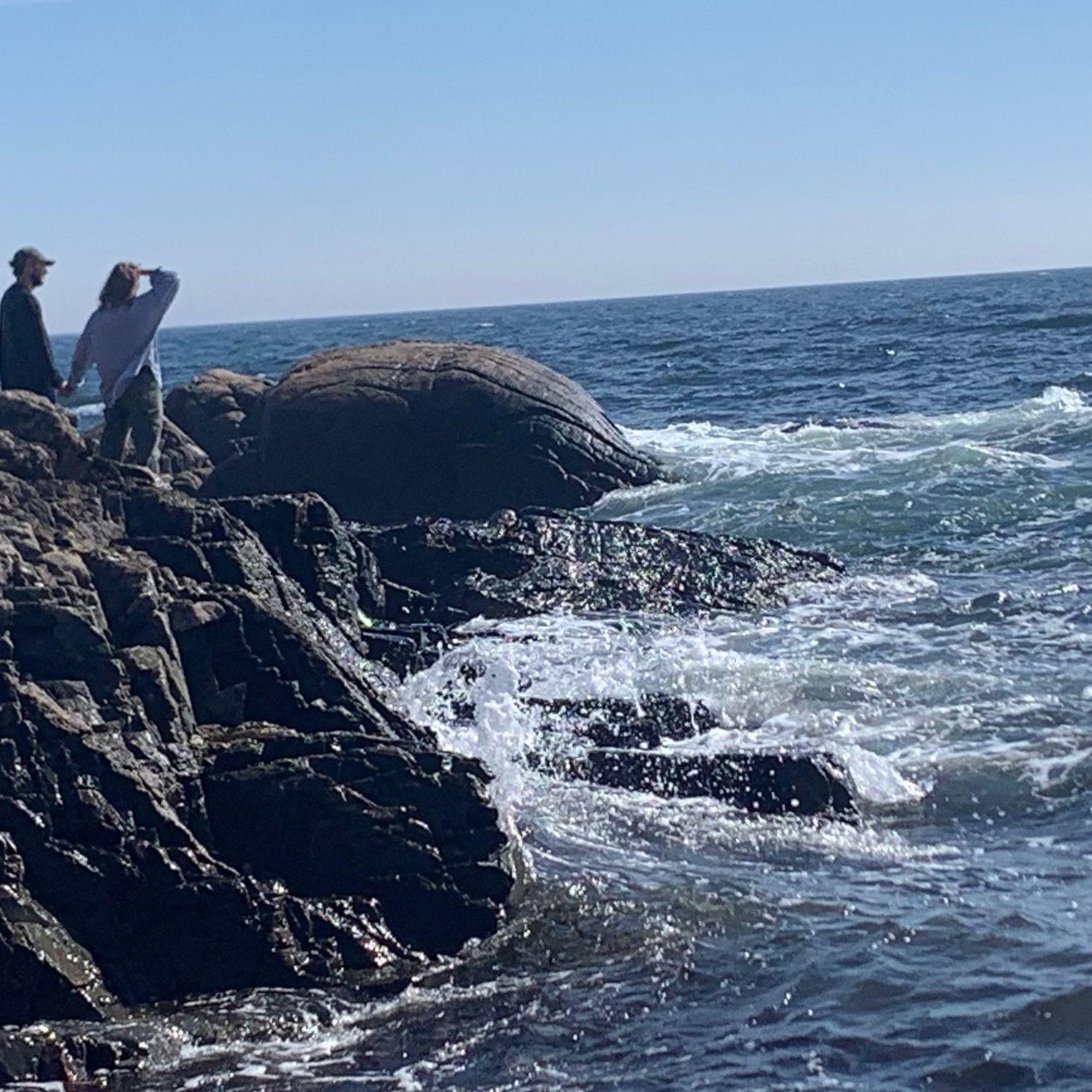 Visiting the Ocean in Kennebunkport ME