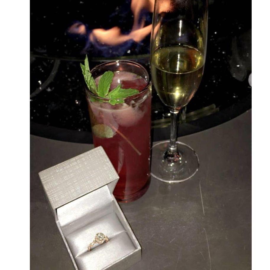 Baby did an amazing job on my ring! He took my taste and did that!!! Love me some rose gold!