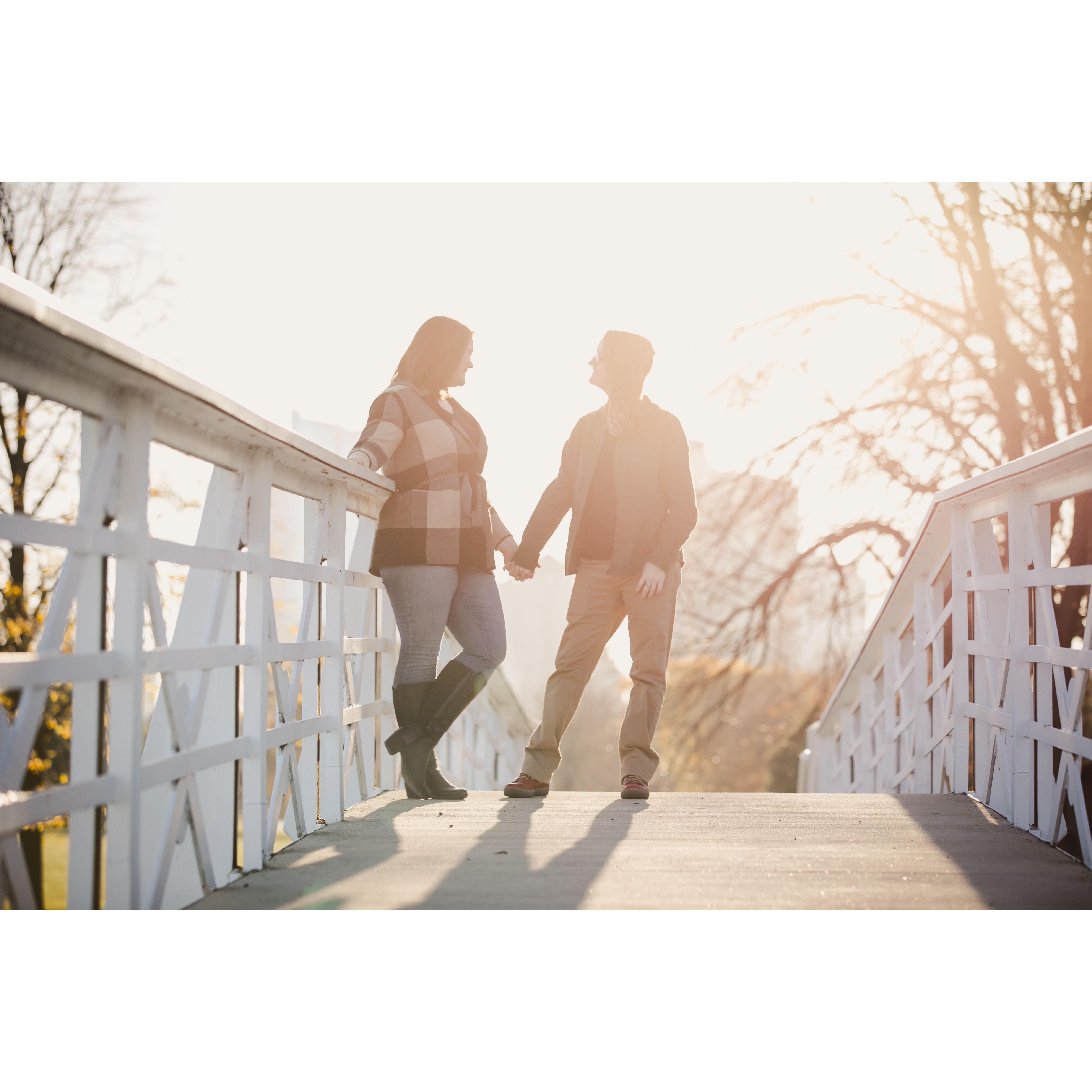 Engagement photos
We got some great lighting as the sun set at 4:30pm