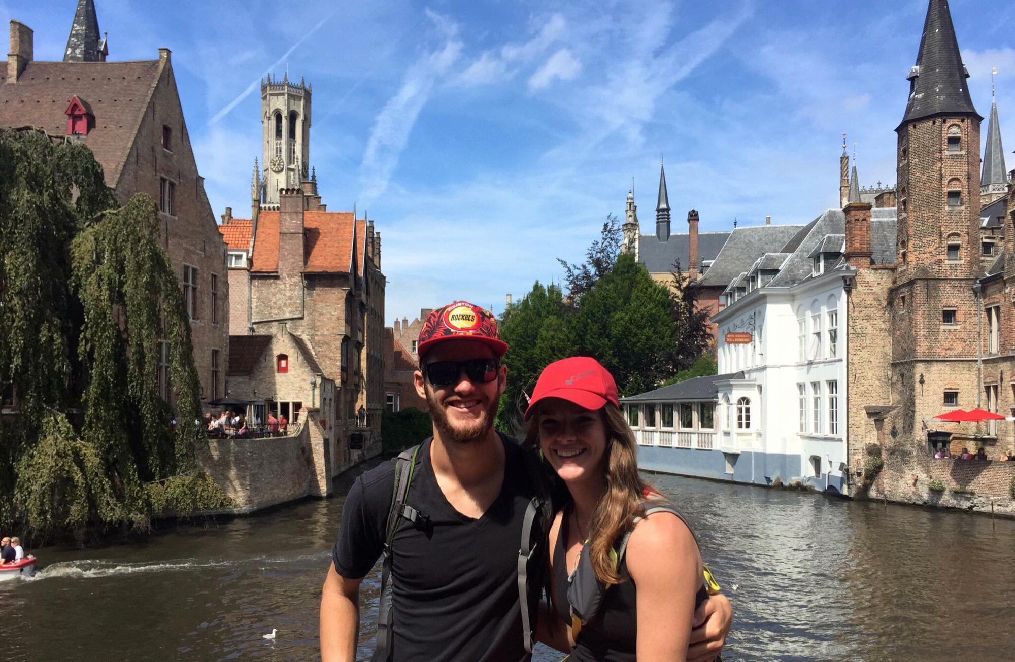 During our tour of Brugges, Belgium