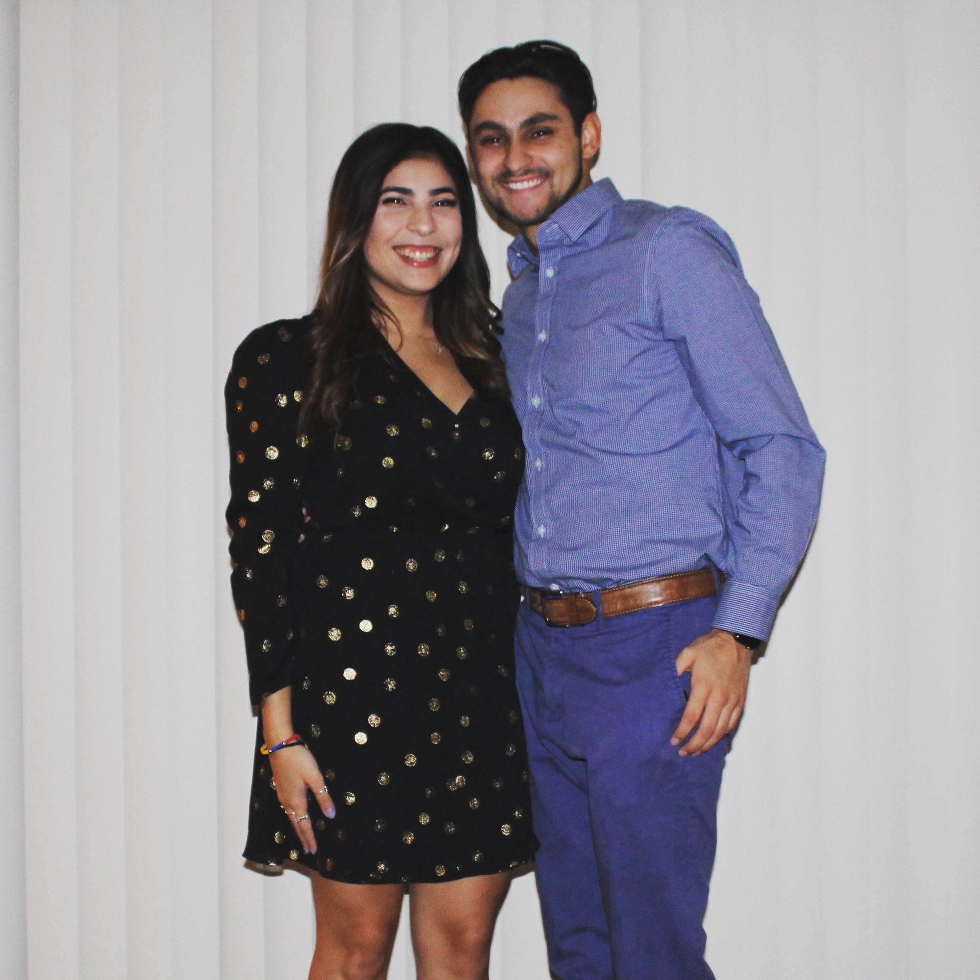 Jorey's first company Christmas party back in 2019
