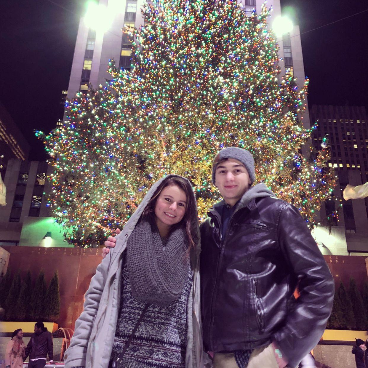 our first trip to New York together 8 years ago