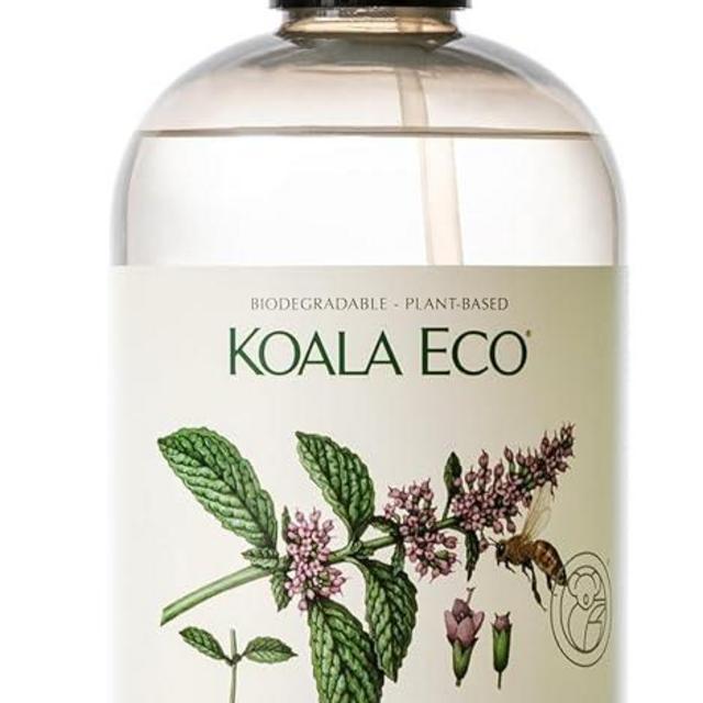 Koala Eco Natural Glass Cleaner - Plant-Based, Eco-Friendly - with Australian Peppermint Essential Oil - 16oz