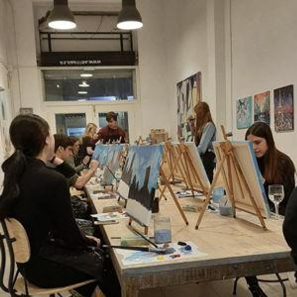 Clase de pintura para dos