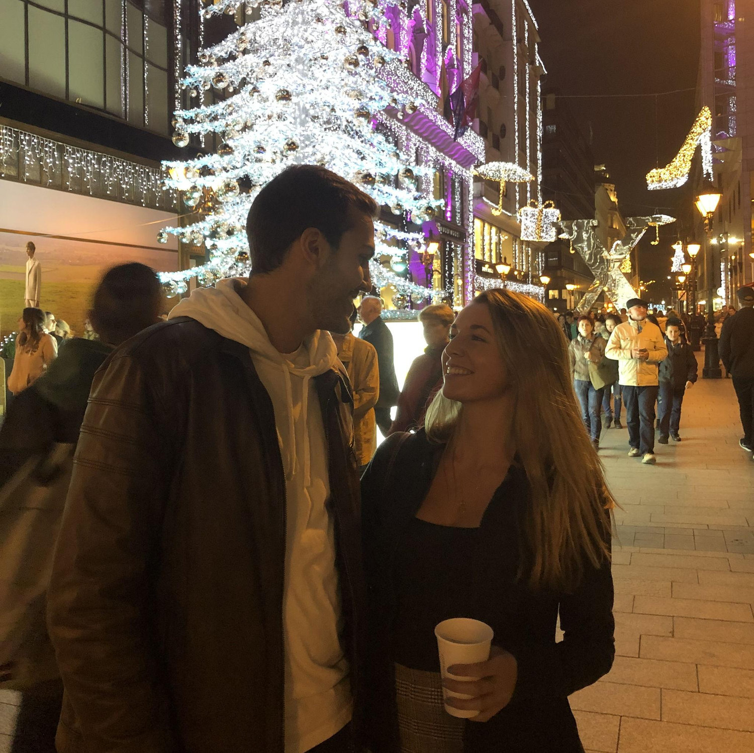 Met up in Budapest while studying abroad
