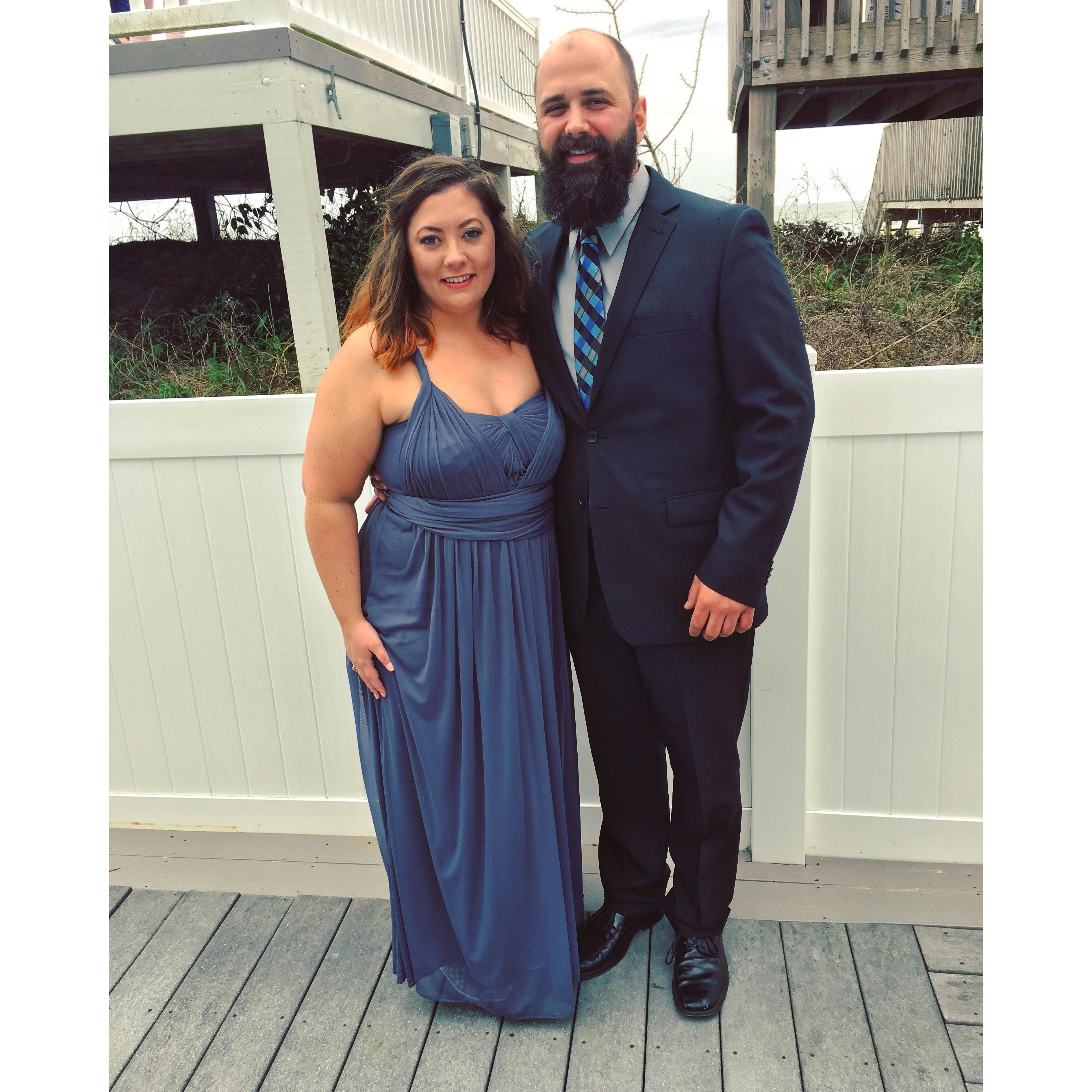 Alyssa (Matron of Honor) and Steven's wedding March 2017