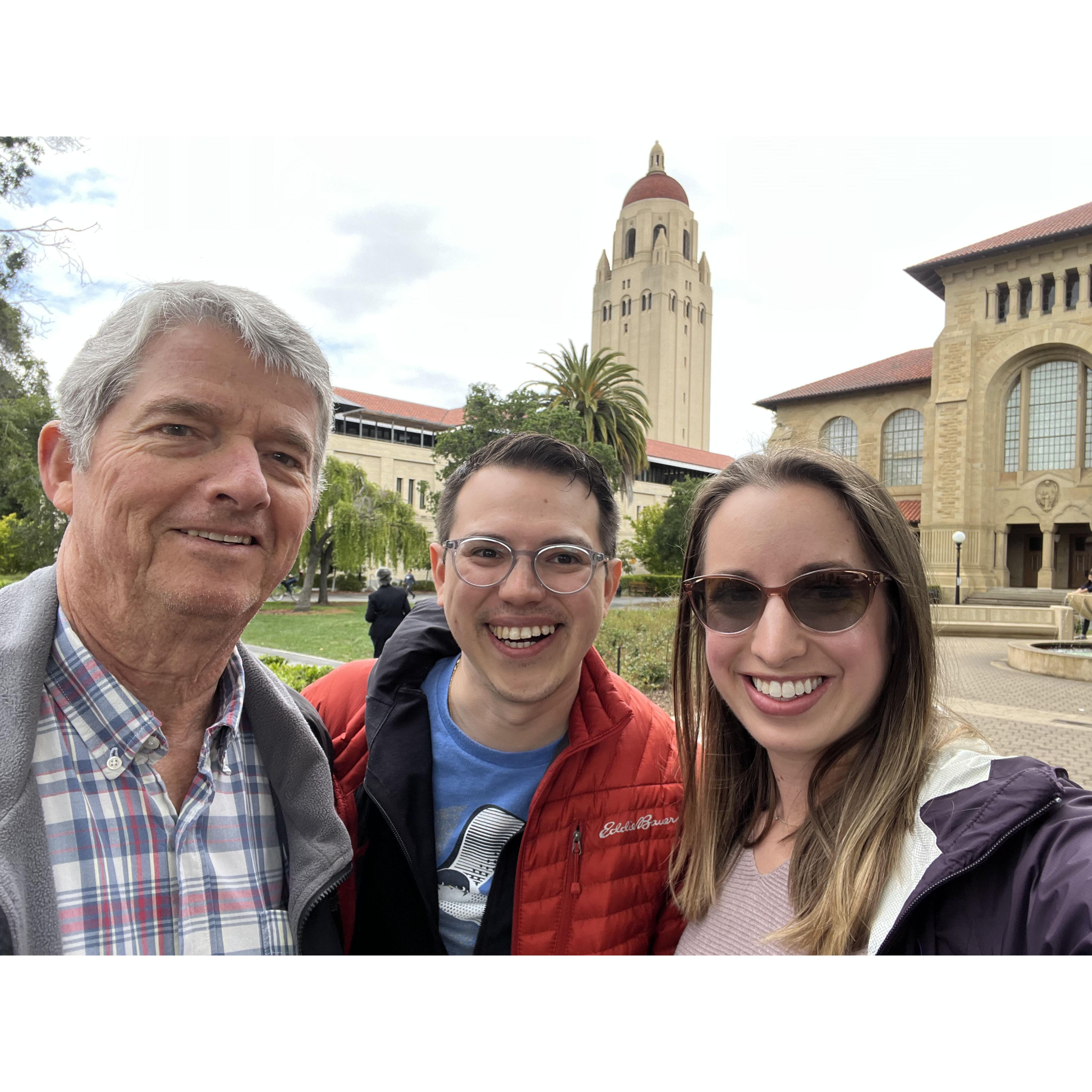 Thor visiting us in the Bay Area at Stanford Campus