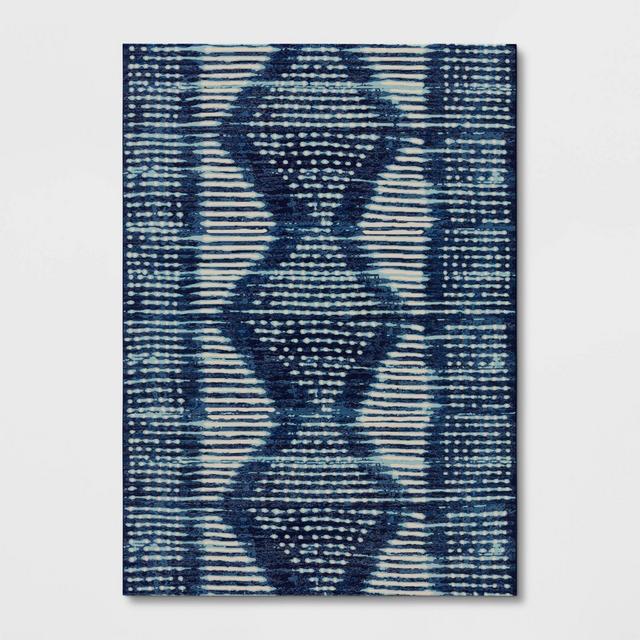 5' x 7' Outdoor Rug Indigo Dye - Threshold™