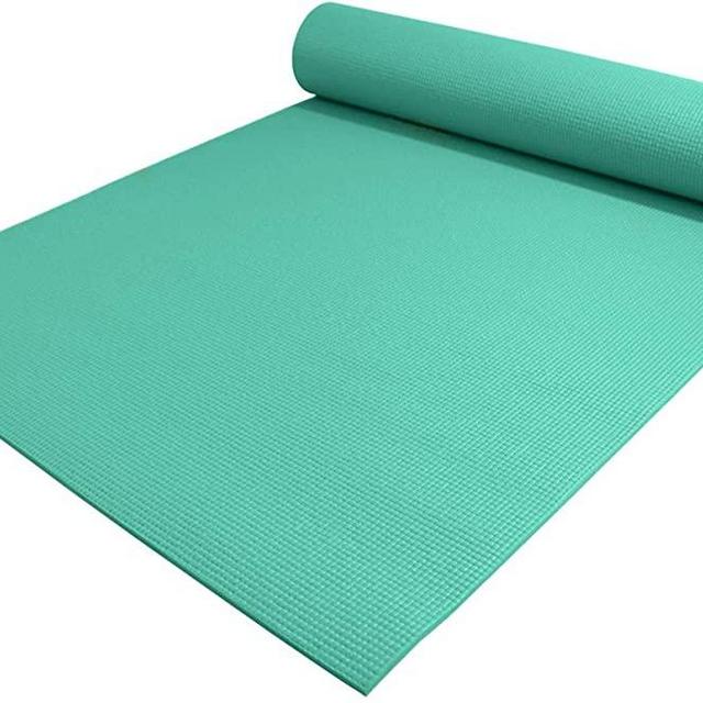 YogaAccessories 1/4" Thick High Density Deluxe Non Slip Exercise Pilates & Yoga Mat