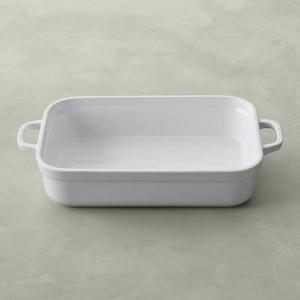 Staub Stoneware Rectangular Baker, 9" x 13", White