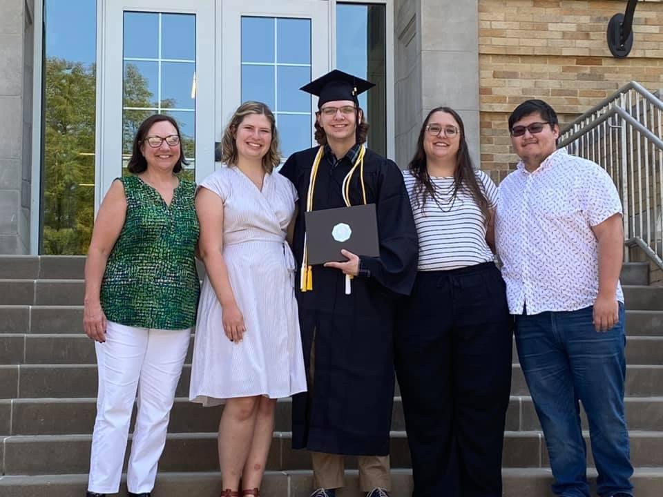 Michael's graduation from Bowling Green State University.