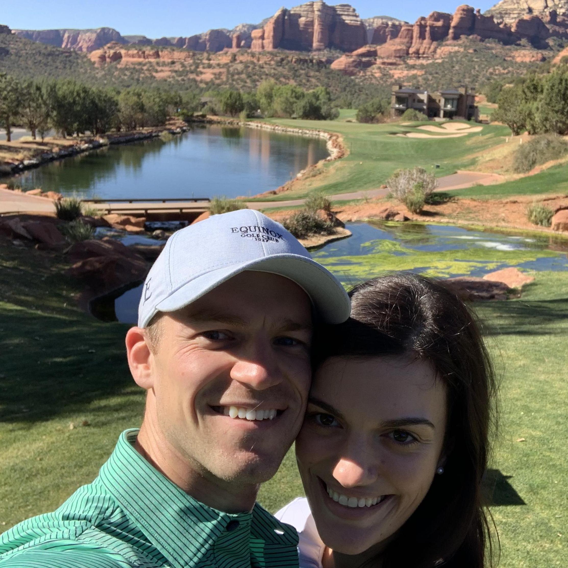 Our first day in Sedona together spent at Seven Canyons.