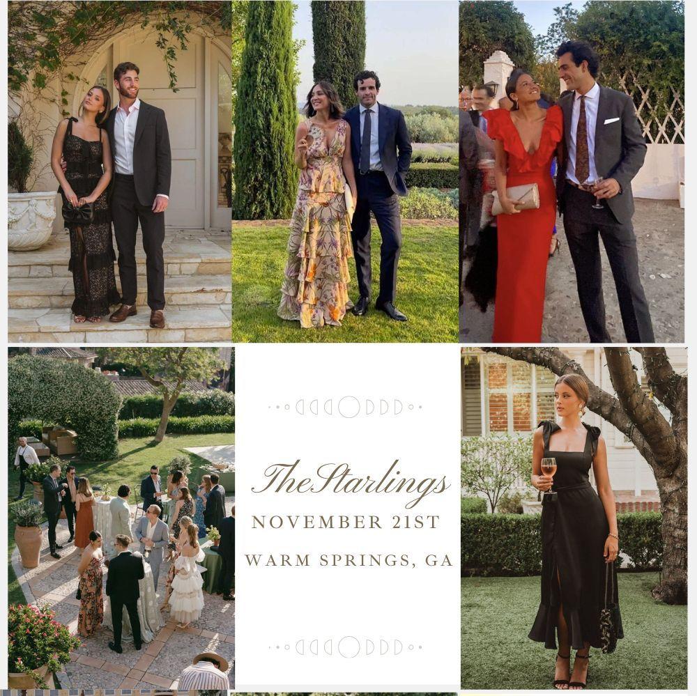We kindly ask that you follow our dress code wishes. Here is some inspo ;)
