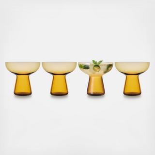 Phoebe Margarita Cocktail Glass, Set of 4