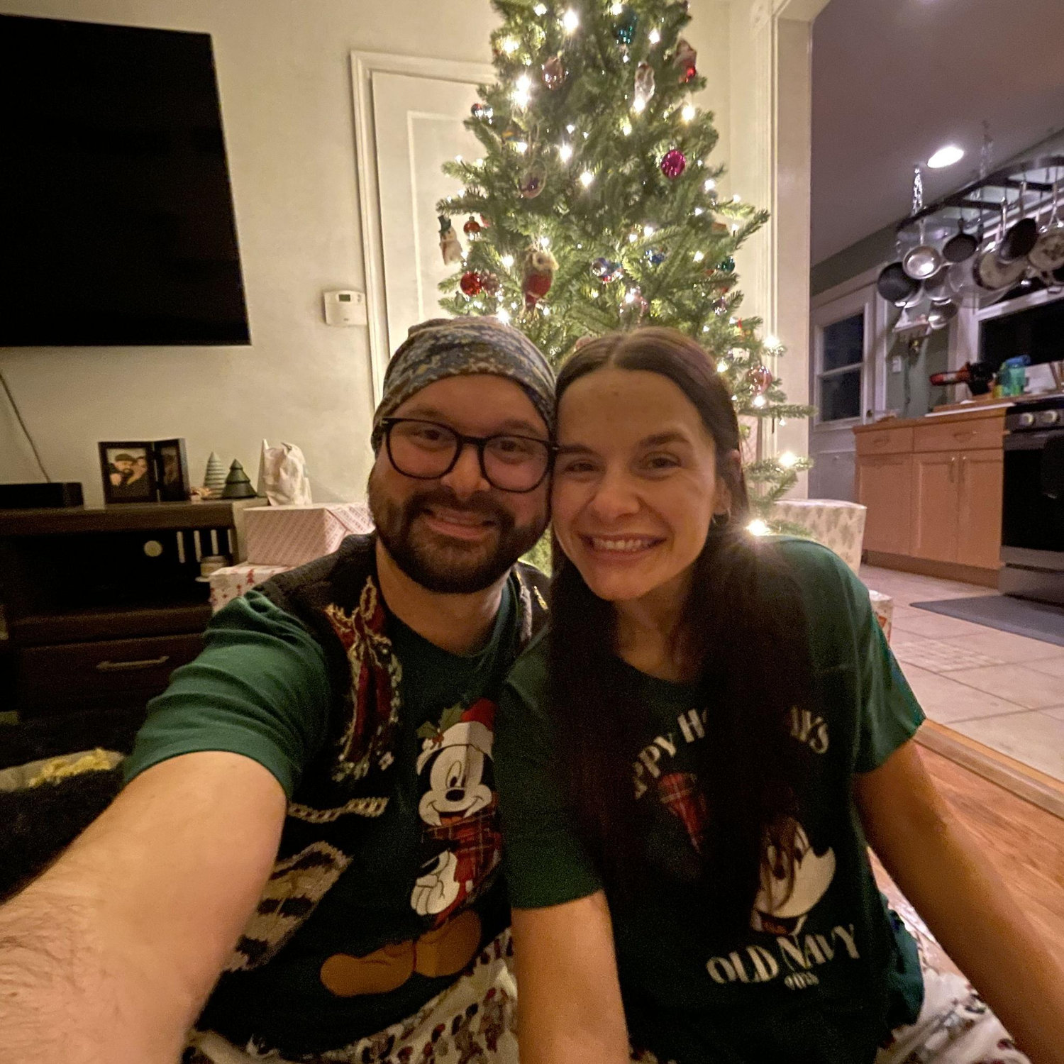 Our first Christmas together in our home.