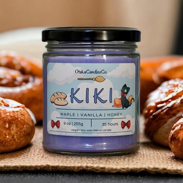 Kiki Candle | Delivery Service Anime Candle | Maple, Vanilla and Honey 9 oz Vegan Candle