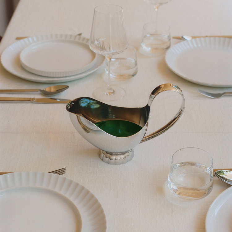 Georg Jensen, Bernadotte Stainless Steel Sauce Boat | Zola