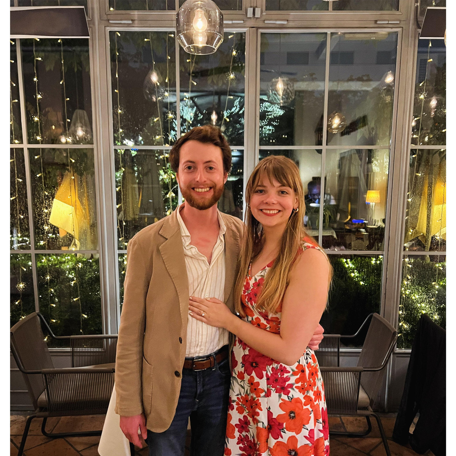 After our engagement in Milan!
