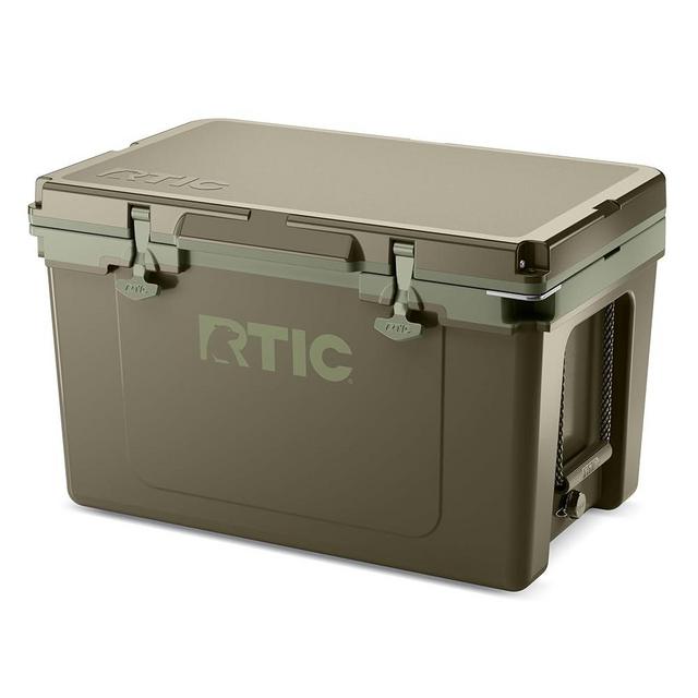 RTIC Ultra-Light 52 Quart Hard Cooler Insulated Portable Ice Chest Box for Beach, Drink, Beverage, Camping, Picnic, Fishing, Boat, Barbecue, 30% Lighter Than Rotomolded Coolers