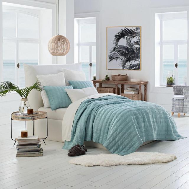 UGG® Surfwashed Full/Queen Quilt in Blue