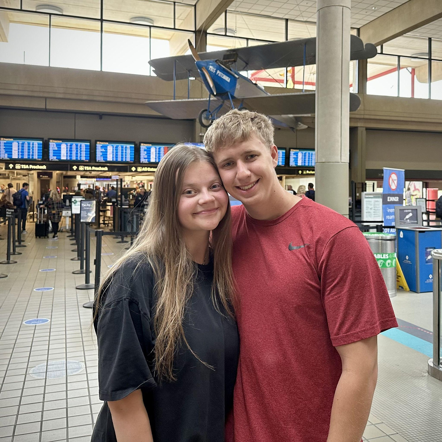 Goodbyes before Basic Training