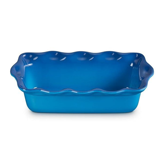 Le Creuset Stoneware Heritage Fluted Loaf Pan, 9", Marseille