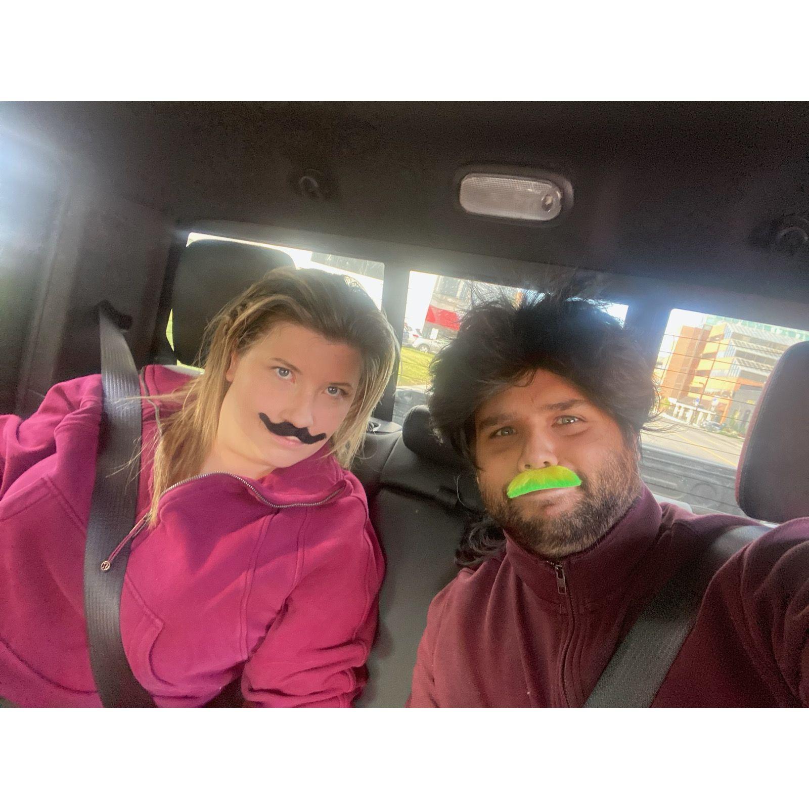We first said "I love you" before our friend snaped this picture of us!
