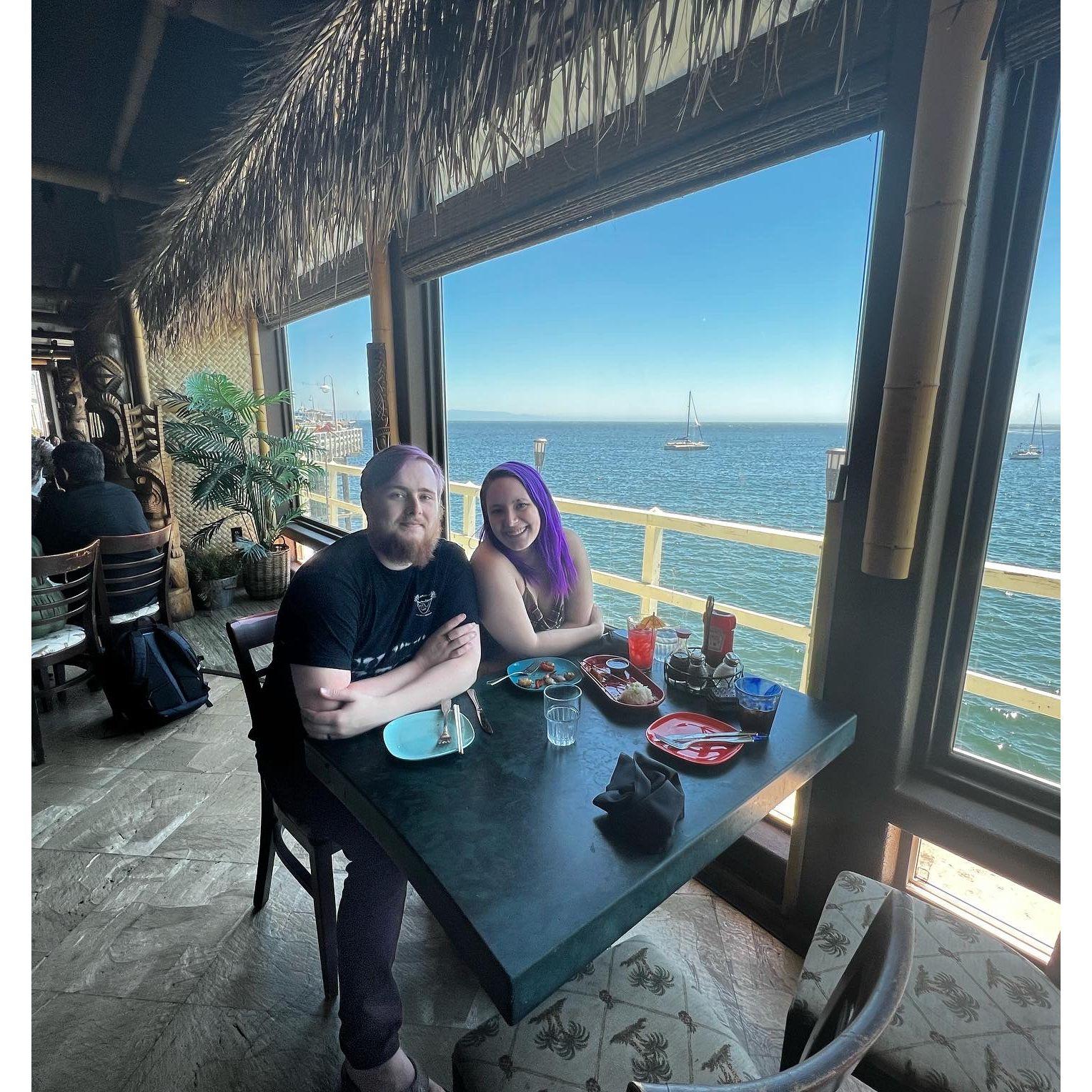 We went out to eat with Katie's dad for fathers day