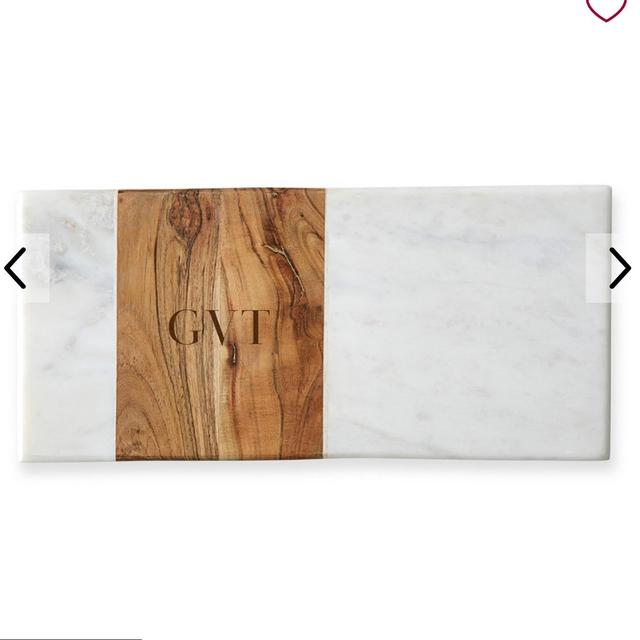 Wood and Marble Rectangle Cheese Board