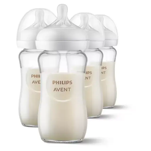 Philips Avent Glass Natural Response Baby Bottle