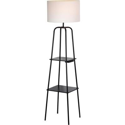 Etagere Power Source Shelf Floor Lamp Black (Lamp Only) - Threshold™