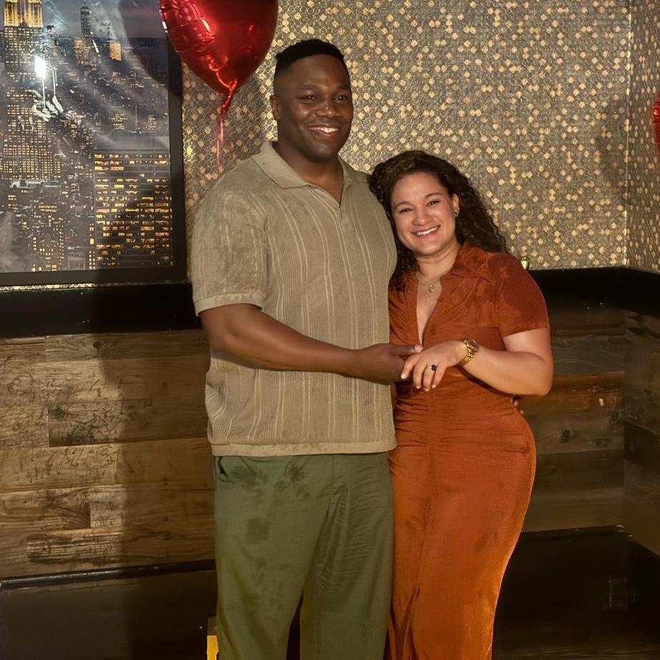 It was a thunderstorm the night we got engaged! But our love shined like the sun