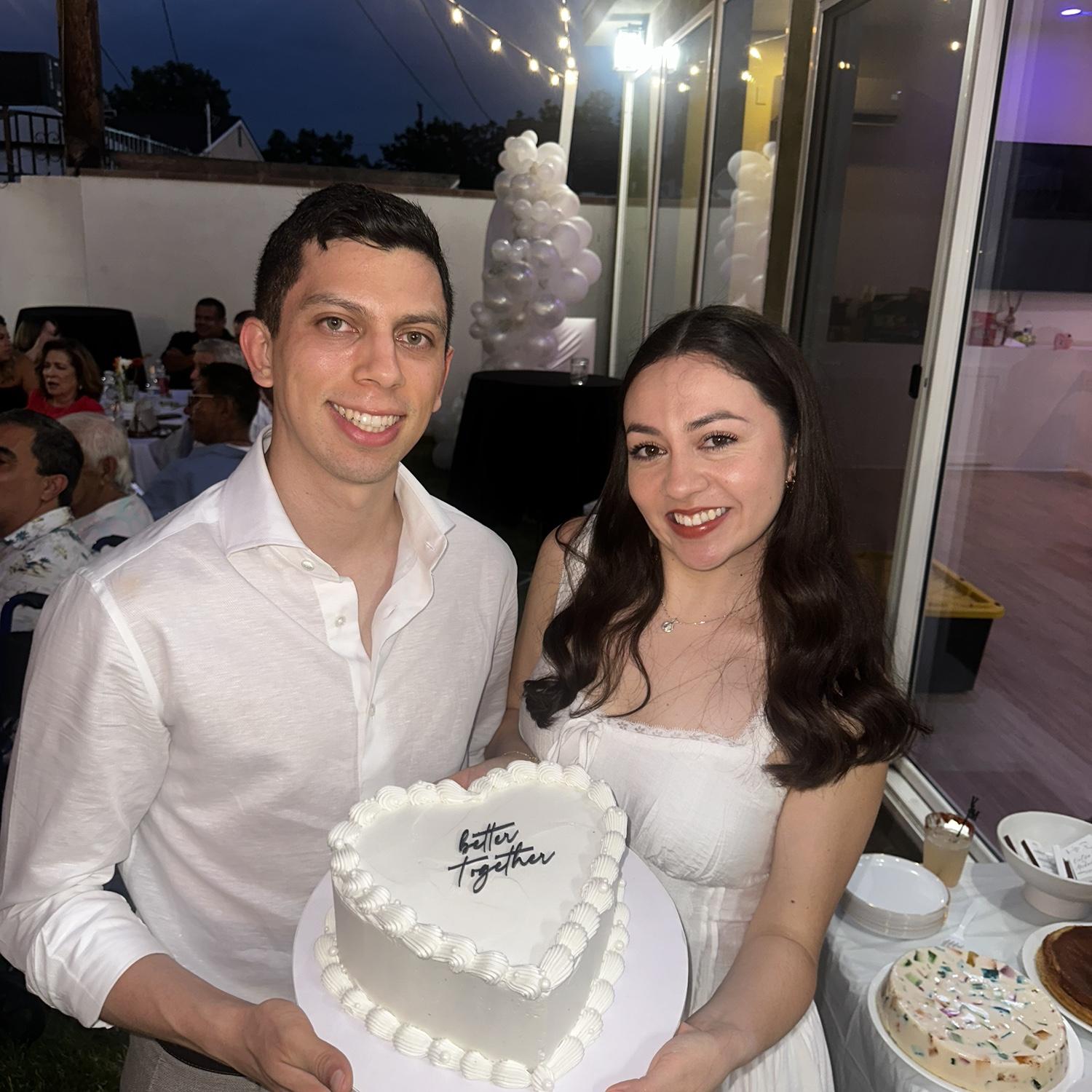 Engagement party. Now onto the wedding!!