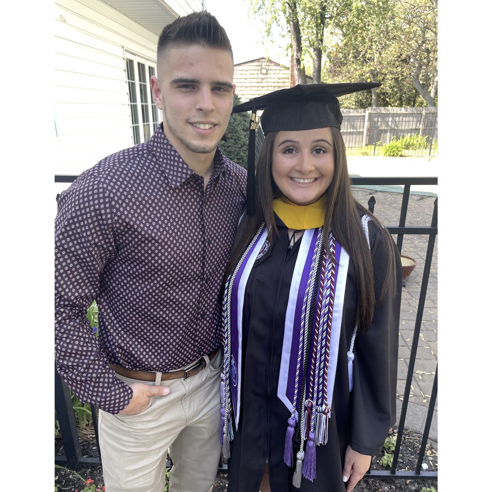 2021 - Juliana's College Graduation with her Bachelor of Science in Nursing