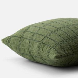 Grid Stitch Pillow- 12 x 24