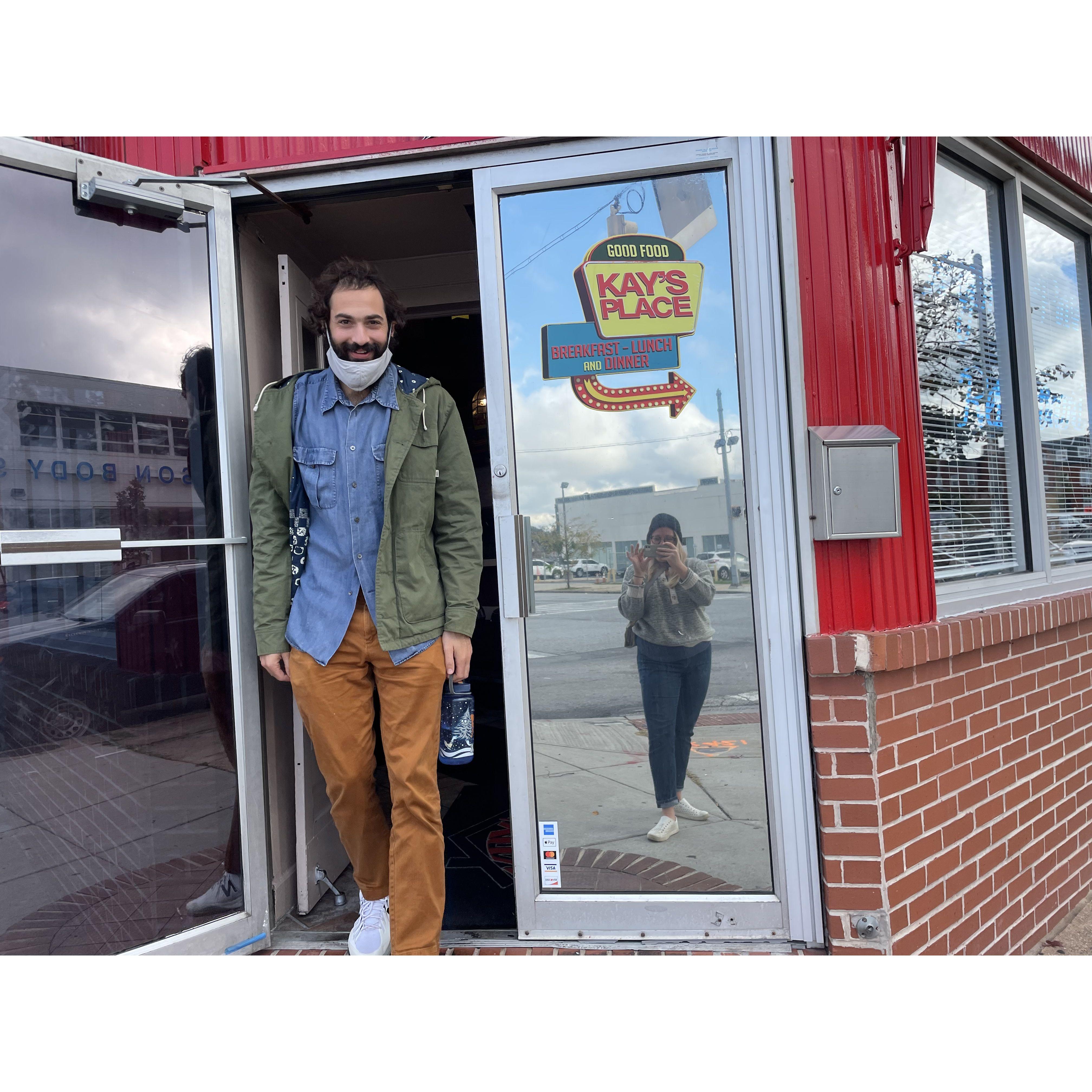 Bob and Ann explore Baltimore's diners while deciding where to live. This did not become their home diner, but they liked it. October 2021.