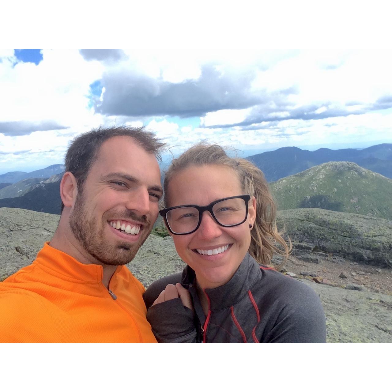 Our first ADK high peak together - Mount Marcy, July 23, 2016