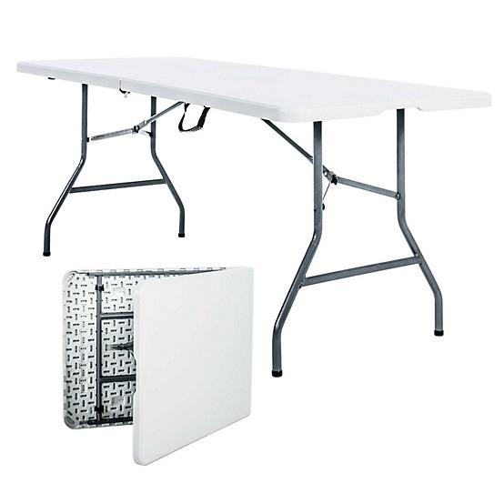 Peakform 6 ft. Peakform White Fold In Half Outdoor Table at Tractor Supply Co