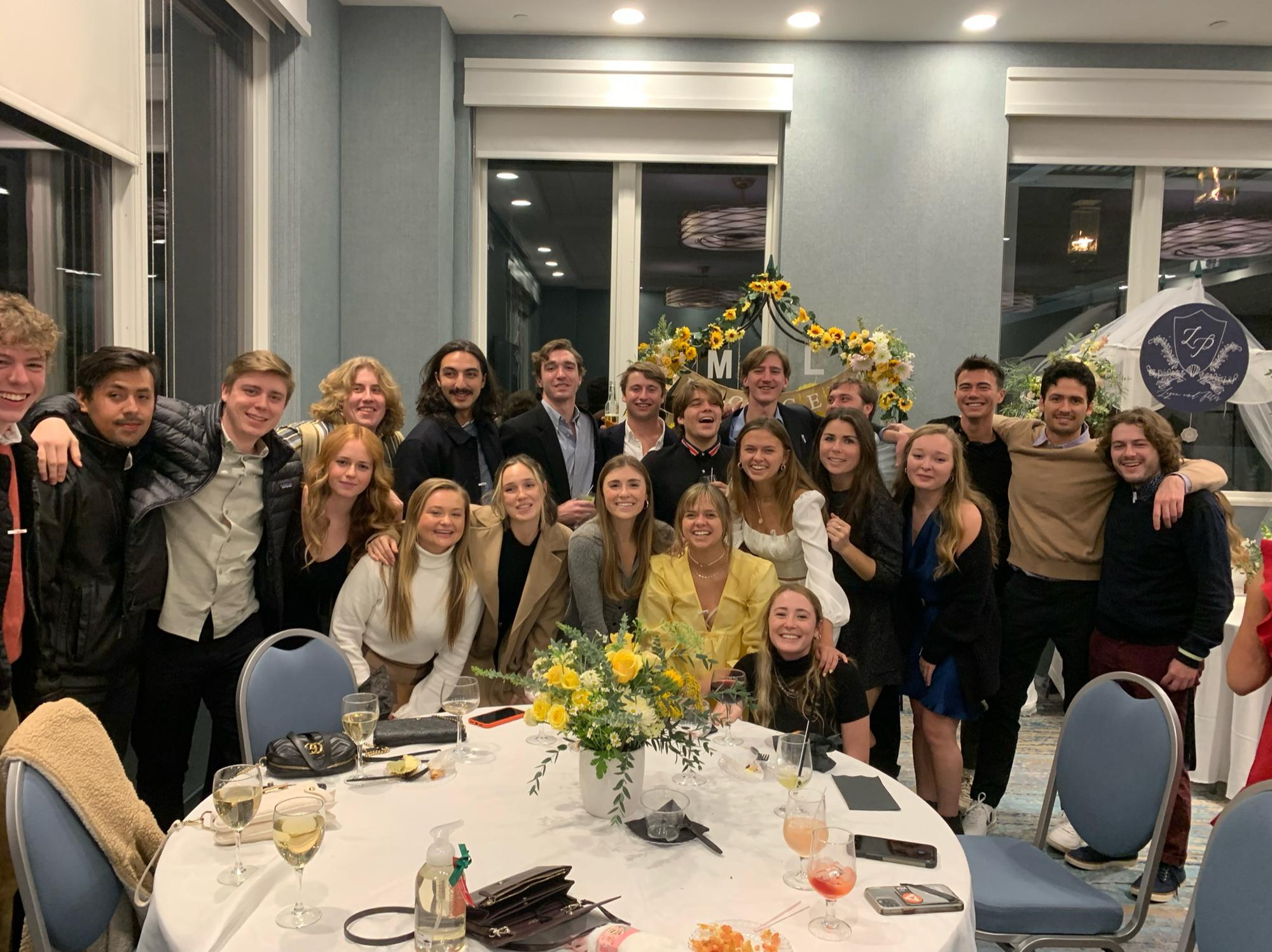 Our engagement party crew!