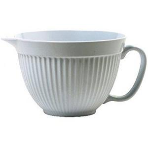 Norpro Grip-EZ 3-Quart Melamine Batter Bowl, White