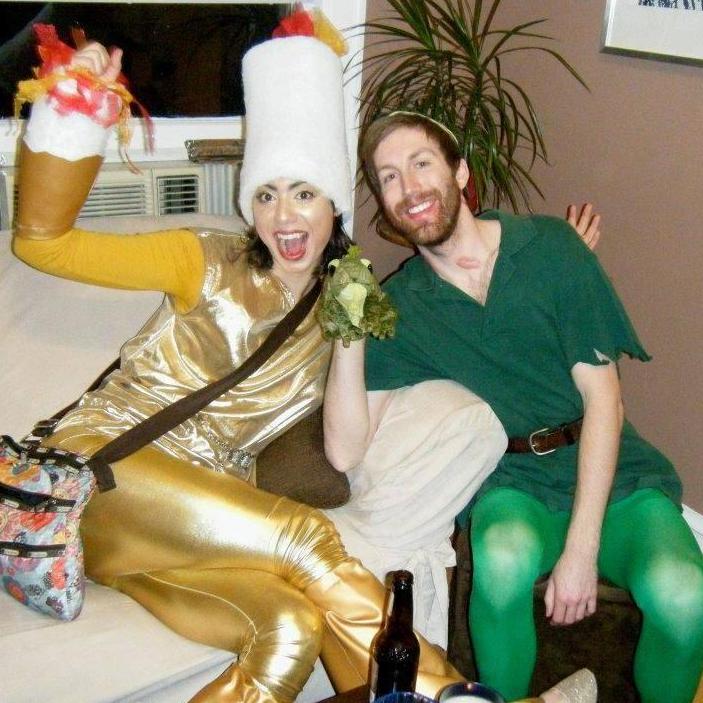 The first photo of us in the wild! Halloween would continue to be a big deal for us in the years that followed.